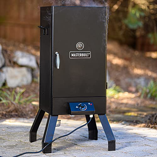 Masterbuilt Mb20077618 Analog Electric Smoker With 2 Smoking Racks, 30 Inch, Black #TOP4