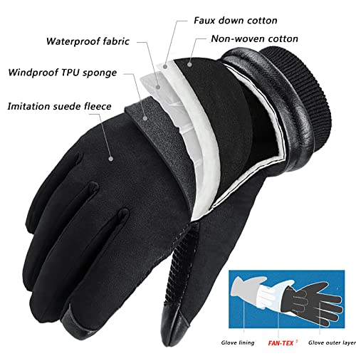 Gants de conduite avec écran tactile de haute qualité thermique