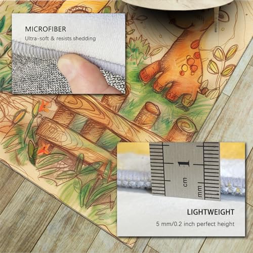 Tapis de chambre d’enfant petit cerf pour illuminer l'univers de vos petits