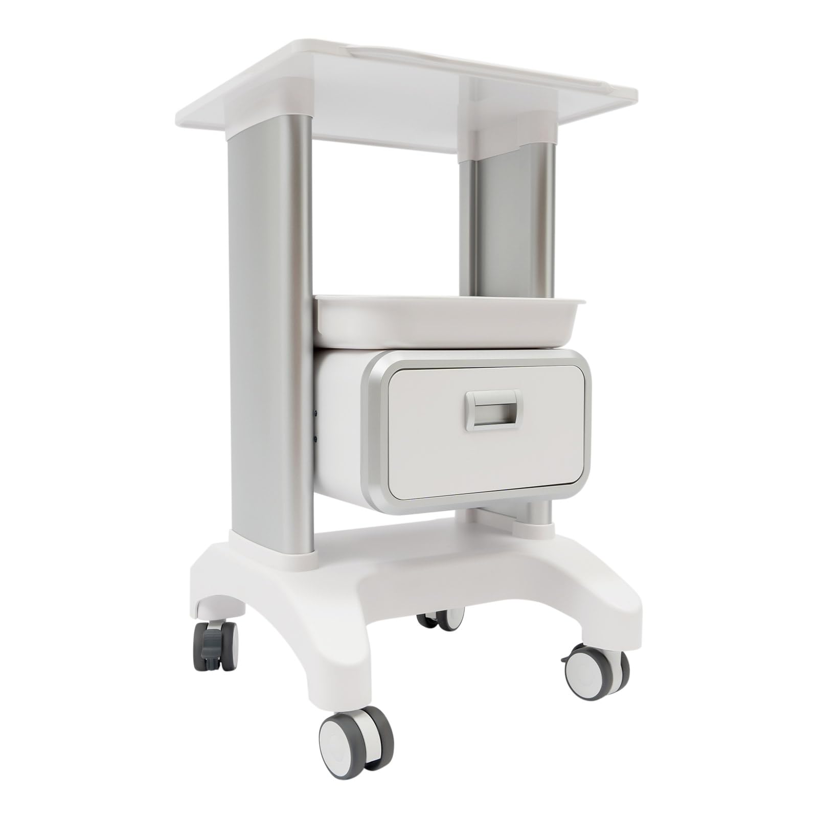 Portable Professional Medical Trolley, Mobile Ultrasound Trolley, Mobile Cart with Drawers and Wheels for Beauty Instruments, for Hospitals Clinics Laboratories Beauty Salons