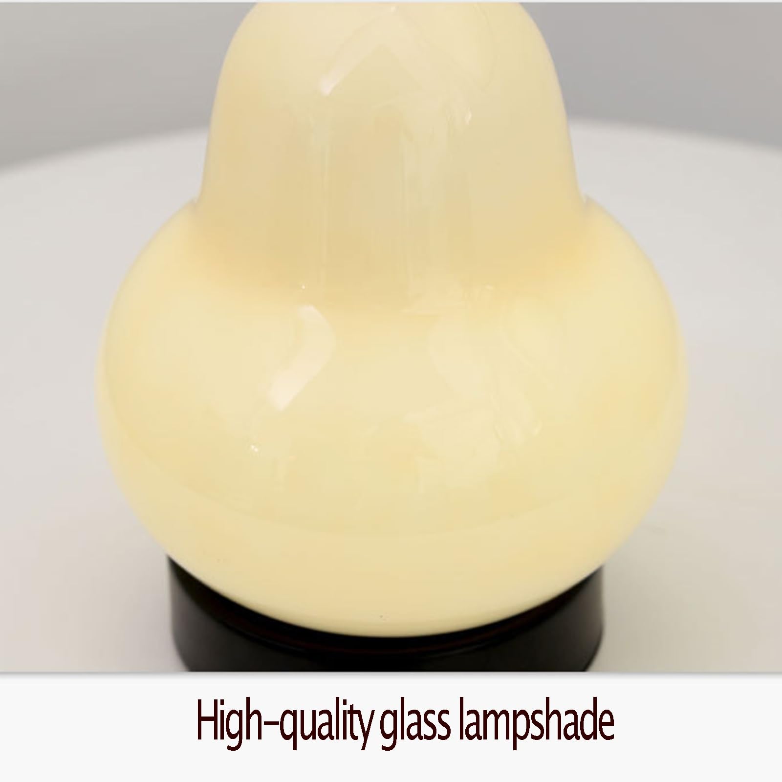 Lampada da scrivania portatile a forma di pera, regolazione della luminosità a 3 velocità, luce notturna ricaricabile, luci per comodino e sala da pranzo(Yellow)