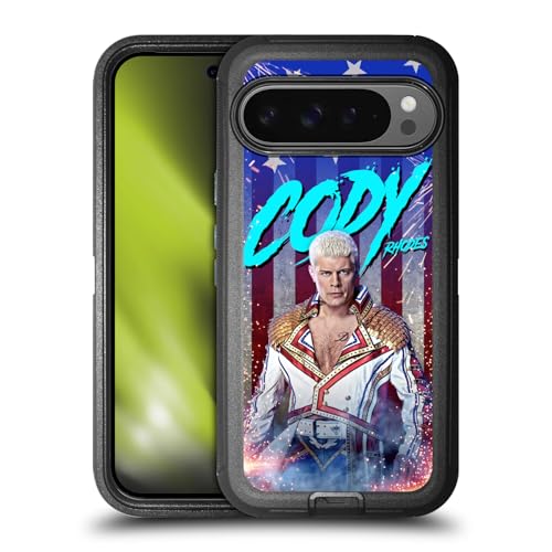 WWE Cody Rhodes coque antichoc pour Google Pixel 9 Pro XL Head Case Designs
