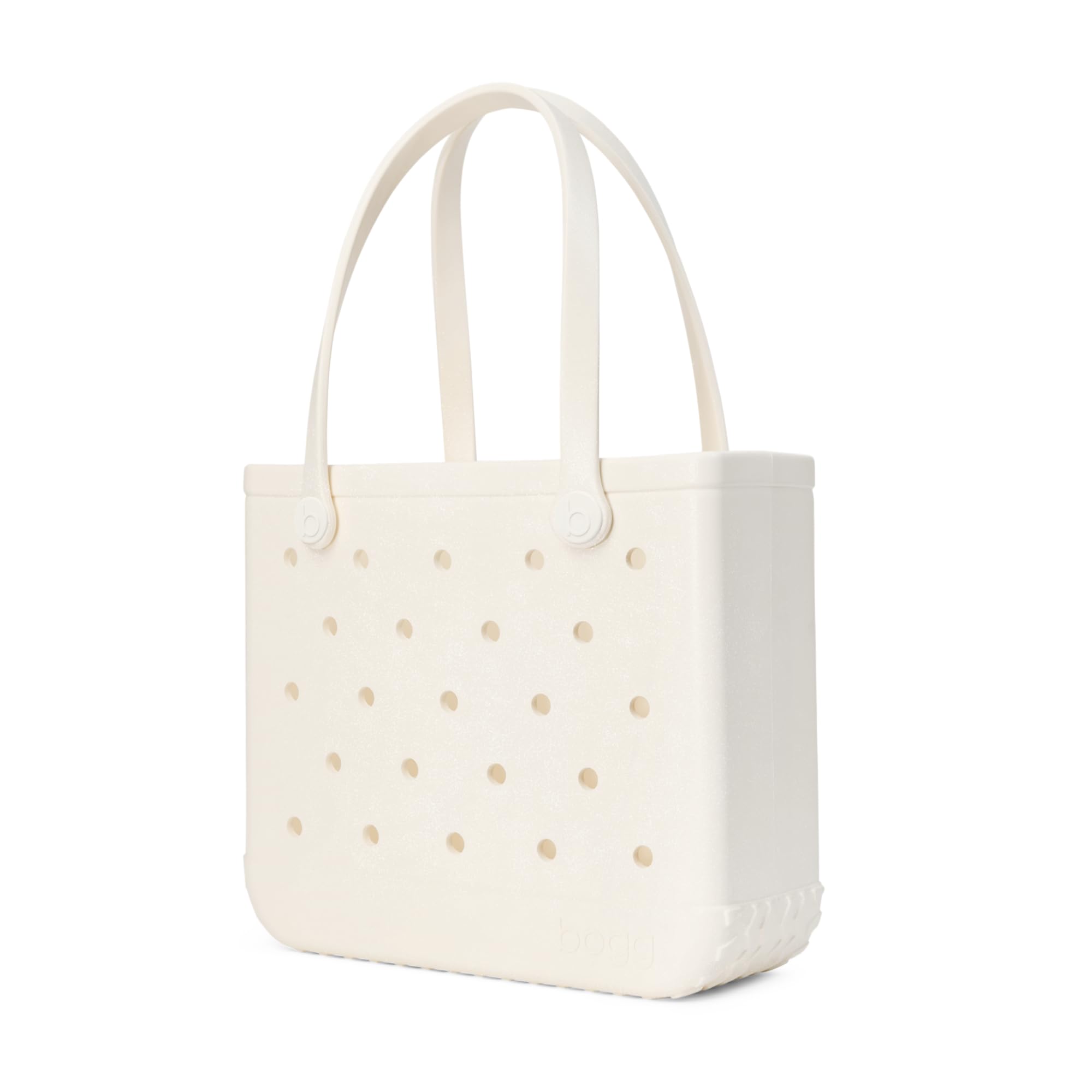BOGG BAG Medium Tote – 15” x 12.5” x 5” – Durable, Washable, Tip-proof – Beach, Pool, Boat, Work, Sports (Coconut Shimmer)