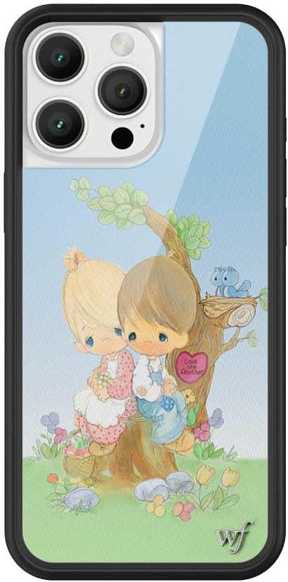 Wildflower Cases - Compatible with iPhone 16 Pro Max | Protective Bumper, 6.5ft Drop Test Certified, Women Owned Small Business | Ribbon, Rose, Baby Blue, Trendy, Glitter, Cute | Sparkle Girl