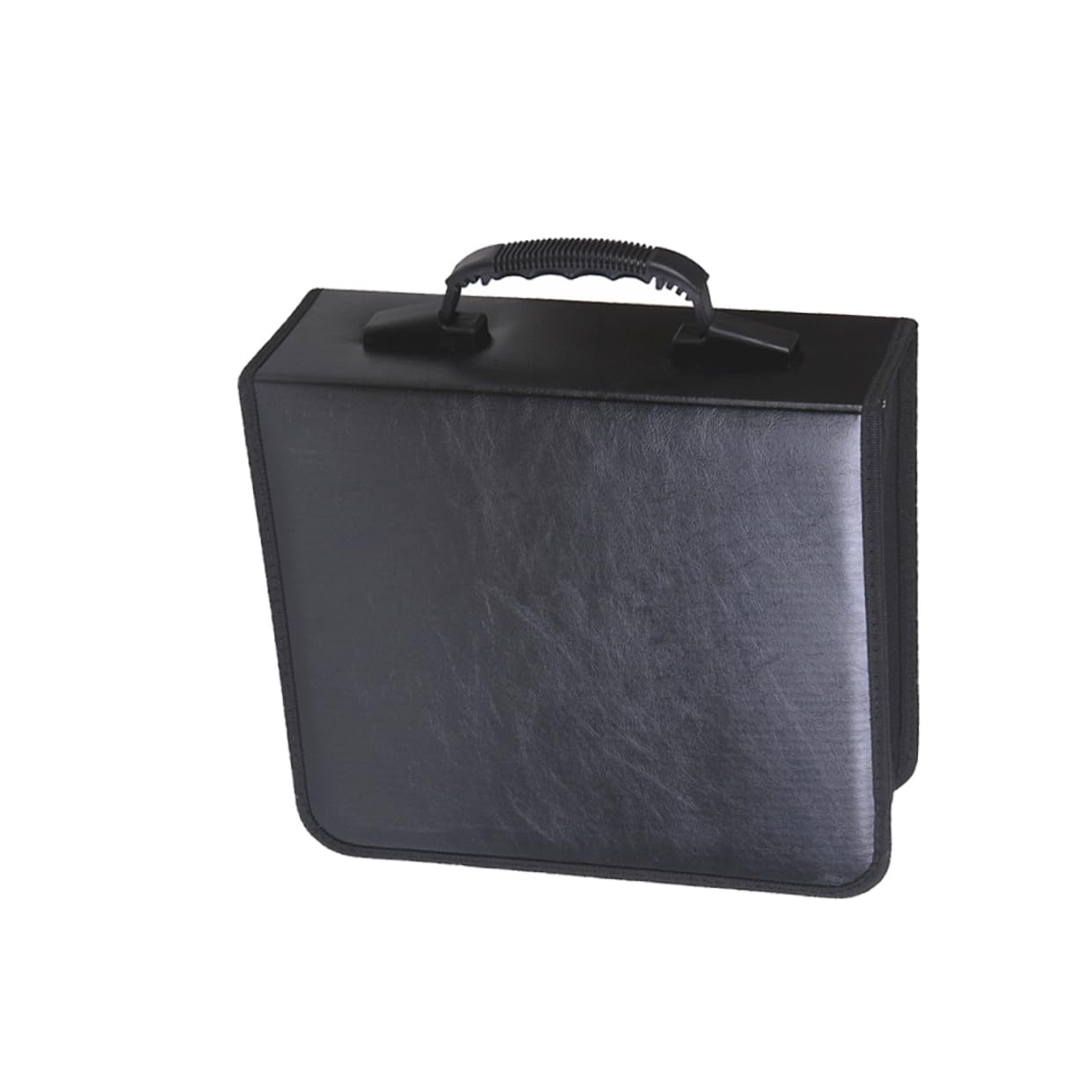 Cabilock Noir Étui CD en PU Cuir 240 Compartiments pour Voiture