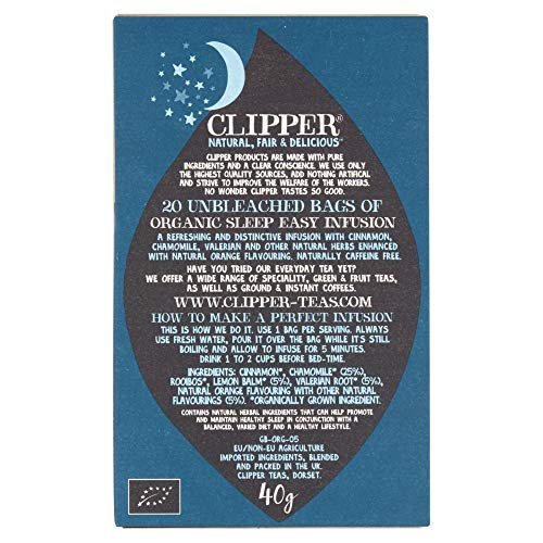 Clipper Teas - Organic Sleep Easy Infusion - 20 Bags