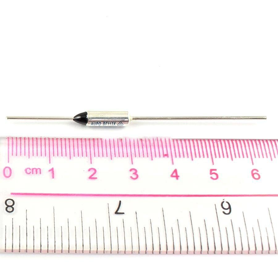 Generic 10 Pcs Thermal Fuse Cutoff TF 113 Degree 250V 16A BF113X