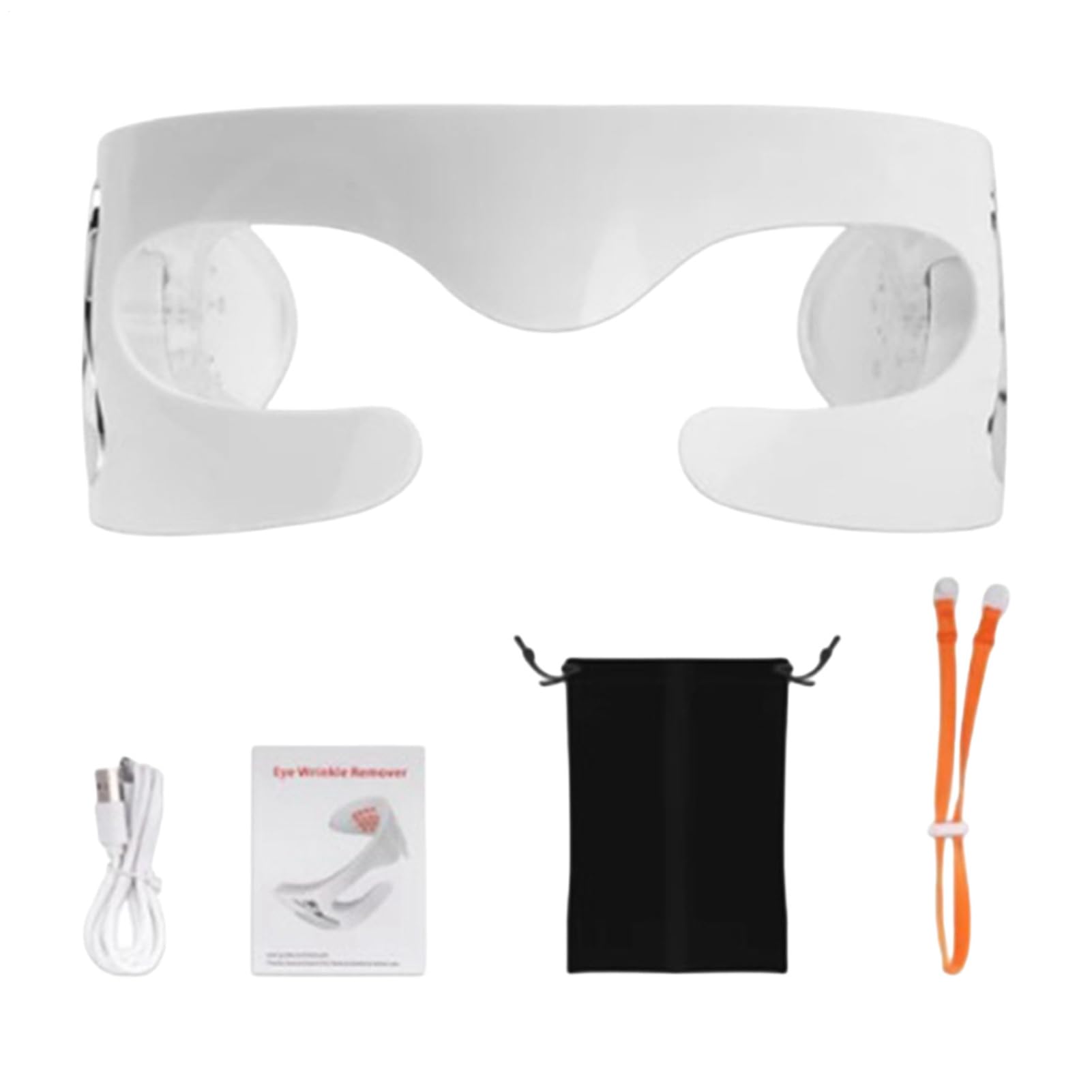 Generico Masajeador de Luz Roja - Gafas Surround 3D Portátiles de 20 cm, Dispositivo de Masaje para el Cuidado de los | Alivia la Fatiga de Reduce las Bolsas Bajo