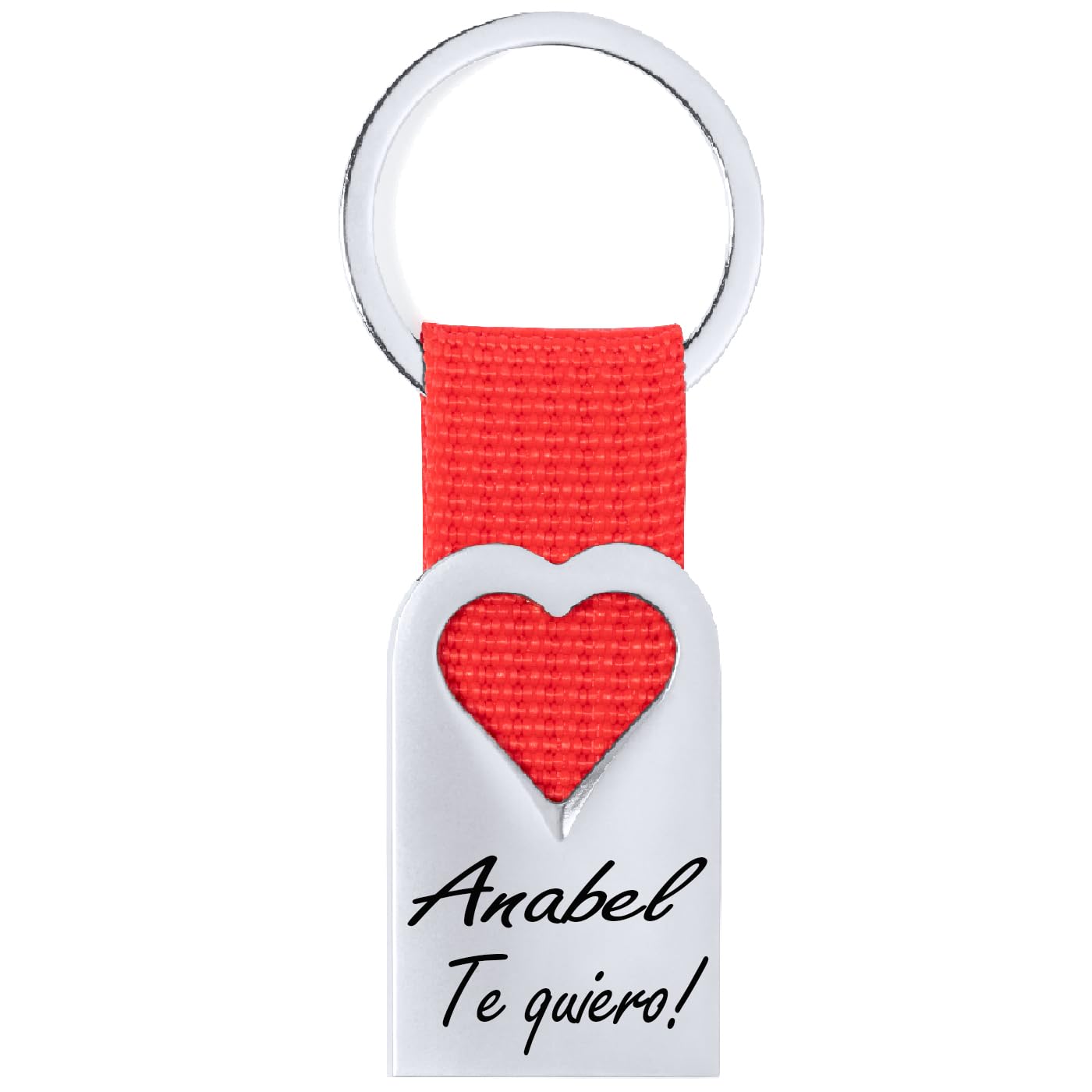 ibera gifts - Llavero Personalizado Corazón Con Nombre Grabado Láser Regalo Personalizado Para Pareja Familia Amigo Ani…