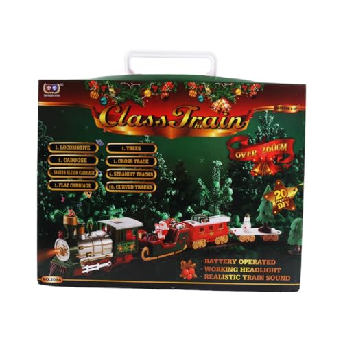 Circuit de train de Noël pour revivre la magie des fêtes en famille dans la chambre