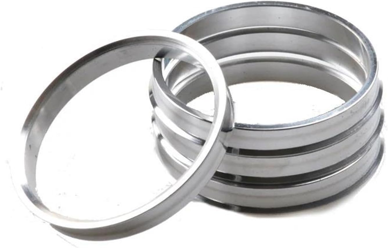 Car Wheel Spacers Aluminum Hub Centric Rings OD 72.6 to ID 65.1 Centering Rings Car Accessories Center Ring Wheel Hub Gaskets(72.6-66.1)