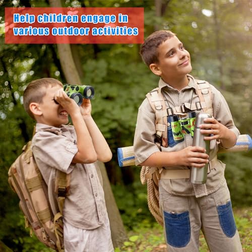 Binoculares infantiles camuflaje compactos pack de 12 miniatura 4