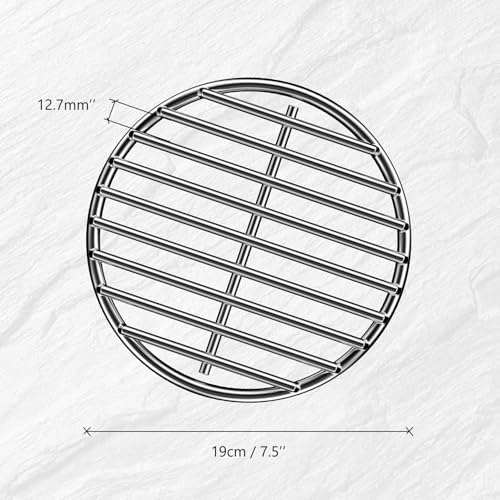 onlyfire Stainless Steel High Heat Charcoal Fire Grate for Kamado Joe JR, 7 1/2-Inch
