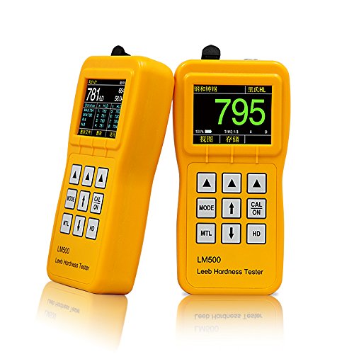 Image of YUSHI LM500 Portable Leeb Hardness Tester with Standard D Type impact device and High definition IPS screen w /D Test Block