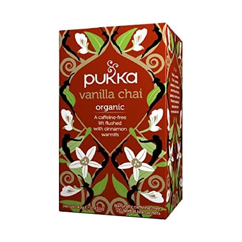 Pukka Herbs Vanilla Chai Herbal Tea Sachets Cover