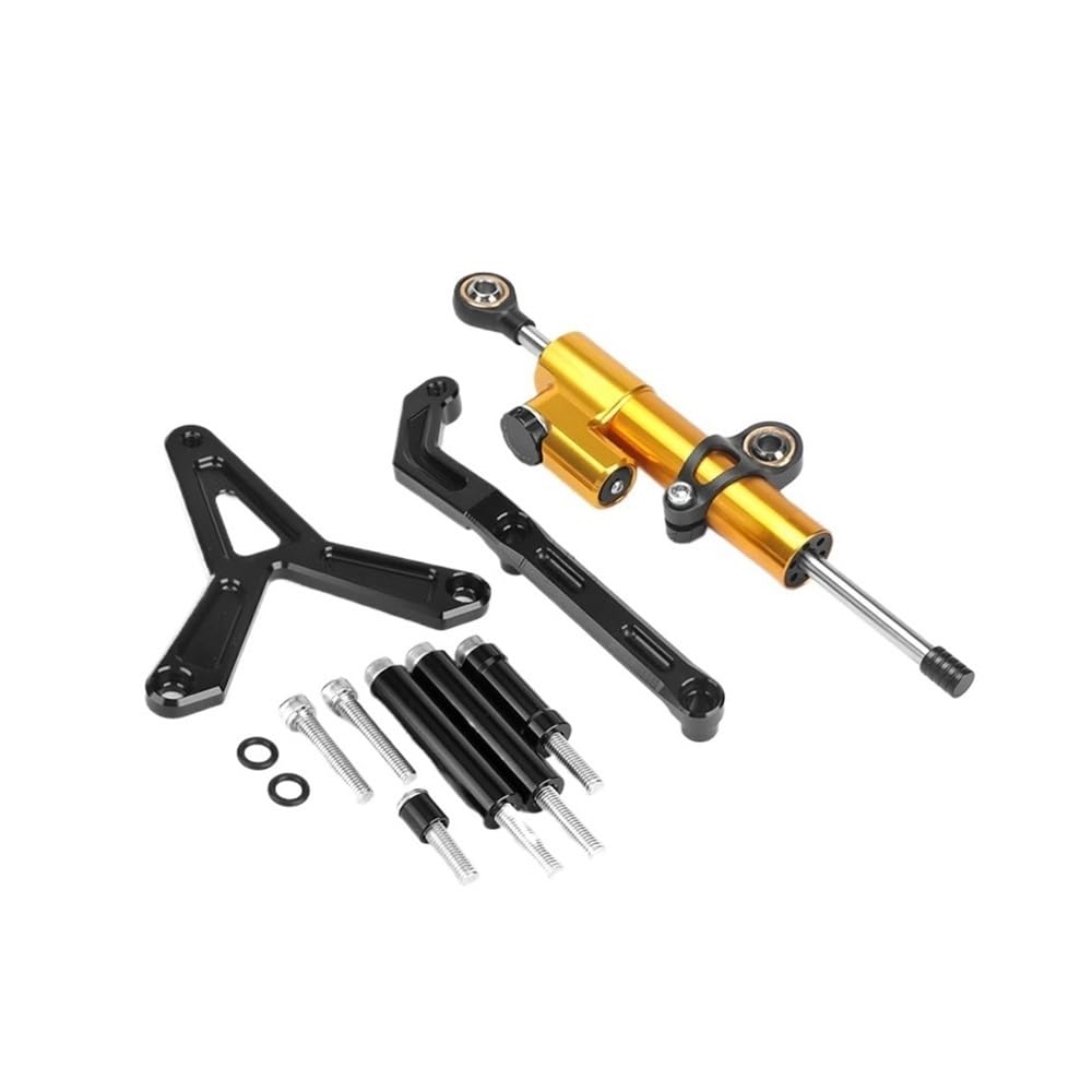 X Psblty Set 4 Stabilizer Level Damping Motorcycle Steering Damper Stabilizer And Bracket Mount Kit For For Tracer 9 Tracer9 For Tracer 9 Tracer9 Gt 2021 2022 2023(Set 4)