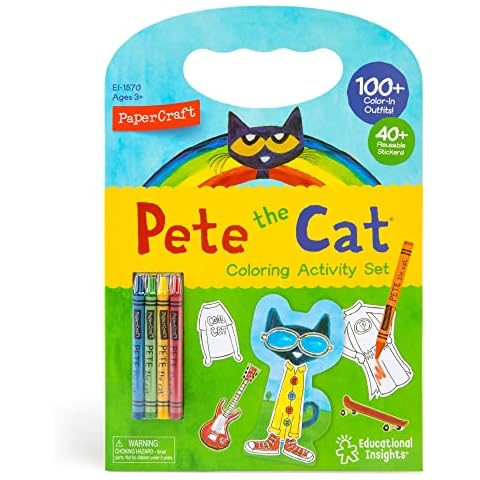 Educational Insights Pete the Cat Coloring Set Cover