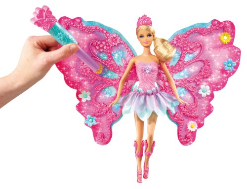 Mattel W4469 - Barbie, Zauberhafte Blumenfee blond, Puppe – Bild 3