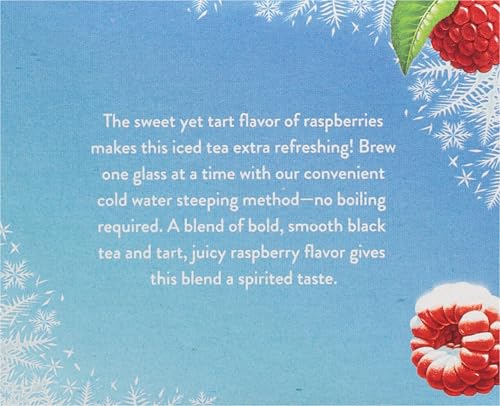 Image of Celestial Seasonings Cold Brew Raspberry Black Iced Tea 18 Tea Bags