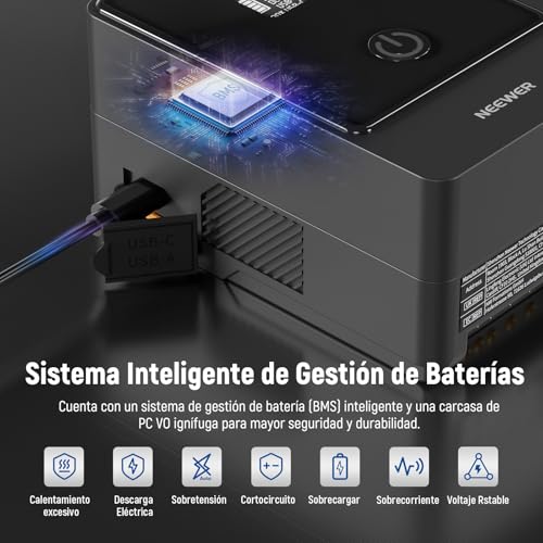 Batería V-Lock de 99 WH para Evitar Cortes de Energía en Set 6