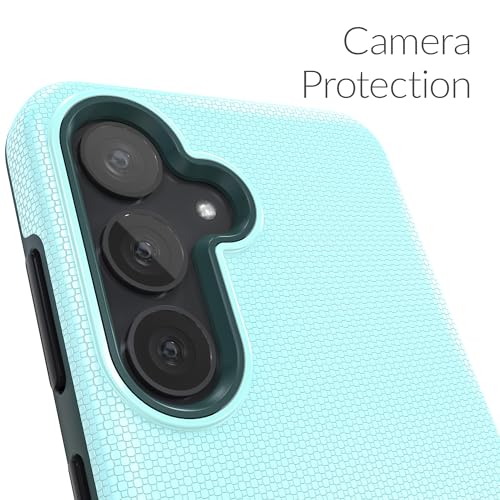 Image of Crave for Samsung Galaxy S24 Case, Shockproof Protection Dual Layer Case for Samsung Galaxy S24 (6.2 inch) - Aqua