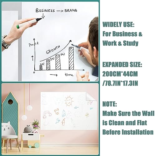 EVBEA Lavagna Adesiva da Parete Lavagna Rimovibile...