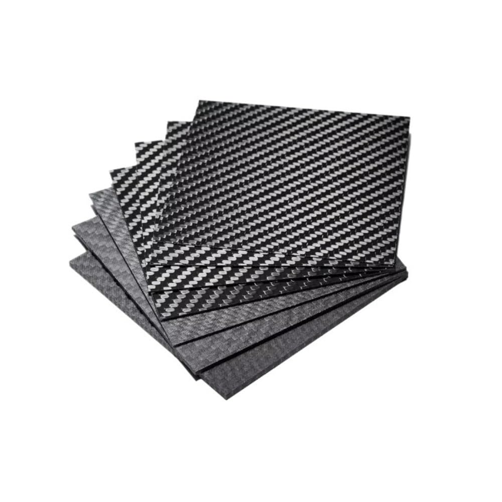 Lámina de fibra de carbono pura de 200 x 300 mm: laminado de fibra de carbono ligero for modelos RC y más.(Twill matte,3mm)