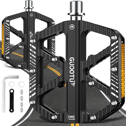 GUOOTU Deutsche professionelle Fahrradpedale, CNC Aluminium MTB...