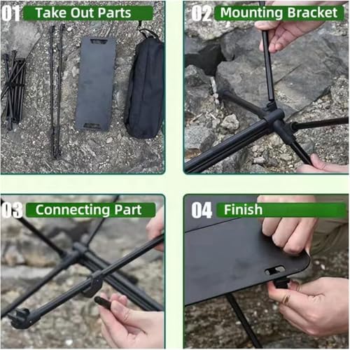 Table camping pliante et compacte pour solutionner le manque d'espace en voyage - 8