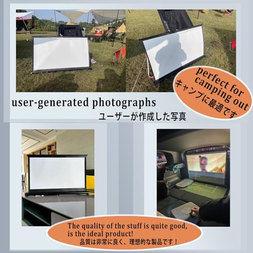 Pantalla manual portátil para proyector 50'' 16:9 miniatura 7