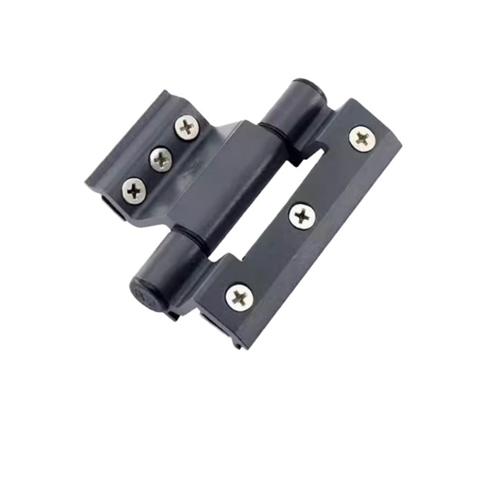 Weokdfha Gray - 90Mm Window Hinge 1 Pcs Aluminum Alloy Door And Window Hinge Broken Bridge Heat Insulation Flat Open Hardware Folding Thickened Hinges(Gray-90Mm)