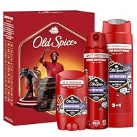 Old Spice DJ Gift Set With Nightpanther Deodorant Stick, Spray And Shower Gel, 24/7 Fressshhh With Daily Use, Long Lasting Perfume Quality Scent