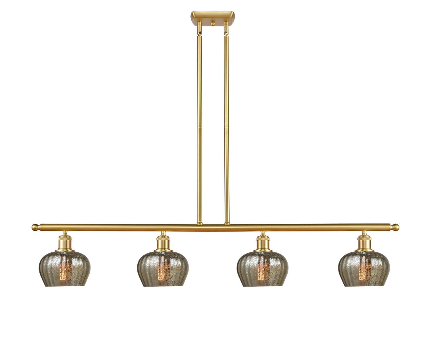 Innovations Lighting 516-4I-SG-G96-LED Fenton 3 Light Island Light