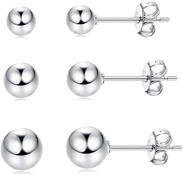 Kamise Ball Stud Earrings Set