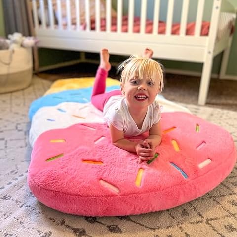 FluffyFloor Jumbo Ice Cream Cushion for Kids Cover