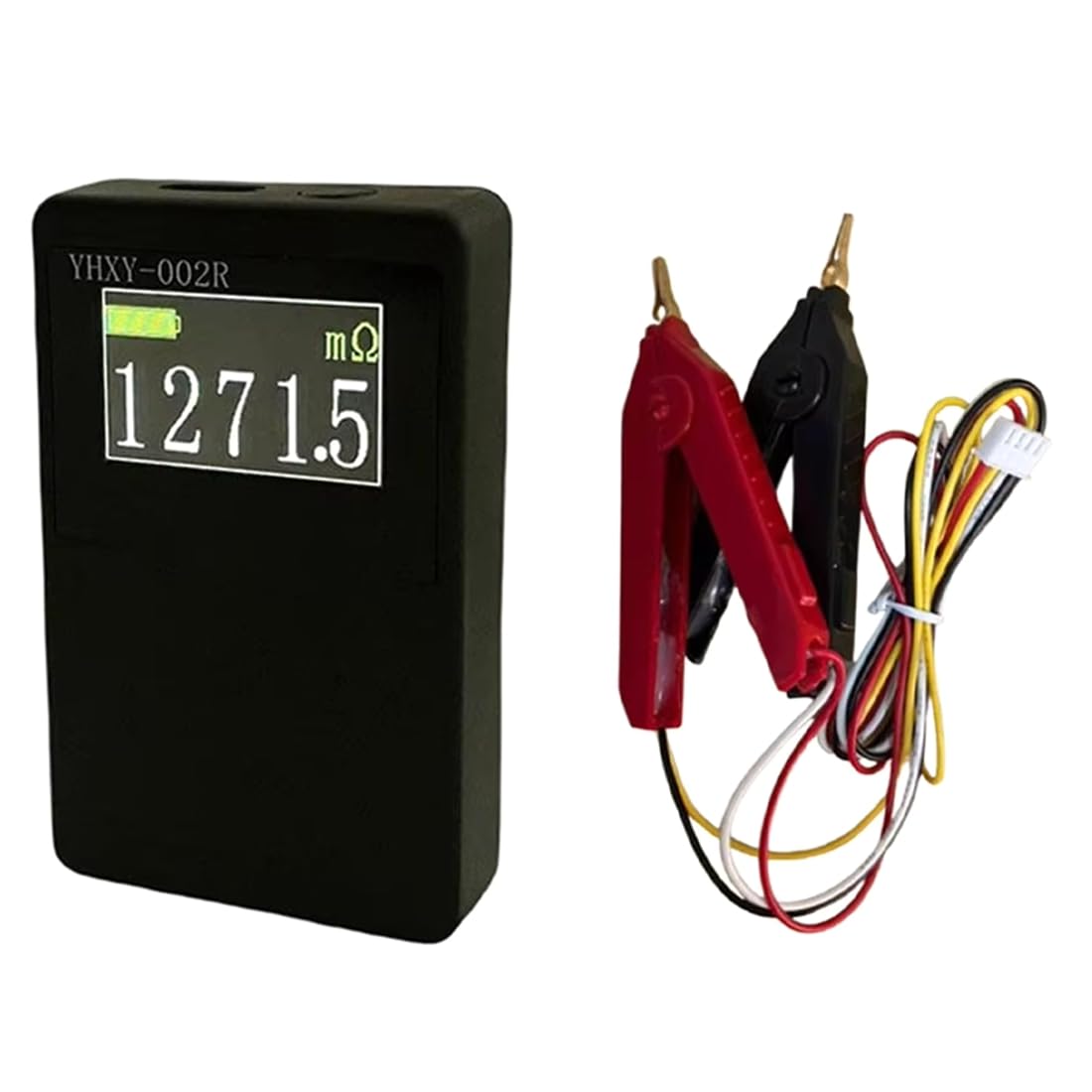 Jnchdghwa As Shown Yhxy-002R Dc Milliohmmeter Resistance Tester With Test Clips 0.0001-20 Ohm 0.03% Accuracy Short Circuit Detector