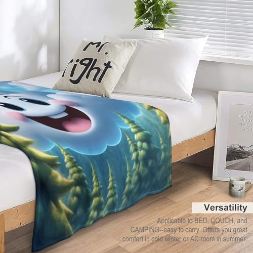Couverture de lit flannel nuage de qualité supérieure douce