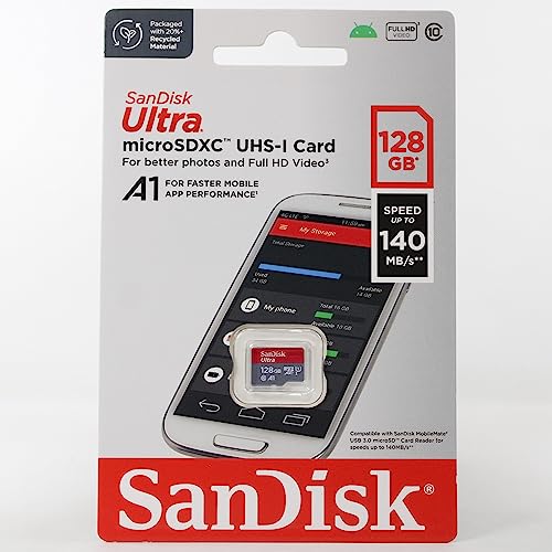 SanDisk Ultra microSD UHS-I Card 128GB, 120MB/s R SanDisk Ultra microSD UHS-I Card 128GB, 120MB/s R