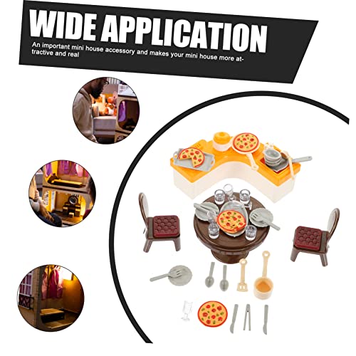 FAVOMOTO 5 Conjuntos Jogar Bugigangas De Casa Armários De Cozinha Casa De Bonecas Fingir Brincar Mes
