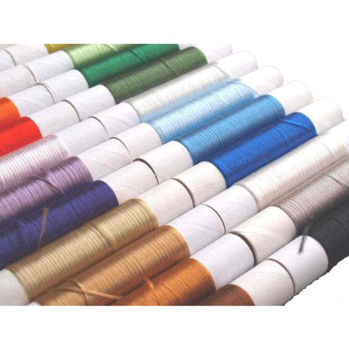 Non-Twisted Flat Silk Embroidery Thread - 30 Colors Set - Import From Kyoto Japan #TOP2