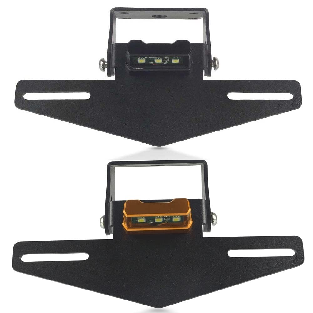 Kennzeichenhalter Motorrad Motorrad Hinterer Kennzeichen Tailrahmenhalter Mit Fit Verwendung for Du Ke 125 250 390 2017 2018 2018 2019 2020 2021 390 Due Motorrad Kennzeichenhalter(Orange)