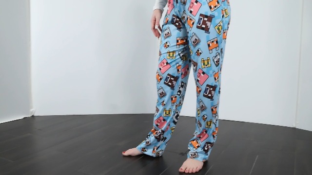 Minecraft Women's Chibi Animal Face Blocks AOP Pajama Lounge PJ