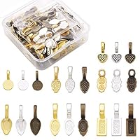 20 Pz Pizzico In Acciaio Inox Clip Bail Catenacci Ciondolo - Foto 5