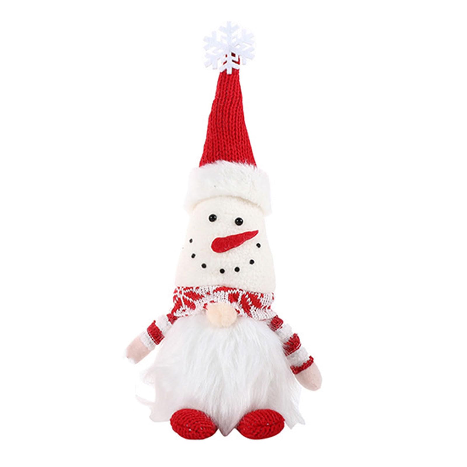 Tsophreniq Christmas Cute Elk Santa Hat Ornament for Doll for Creative Faceless for Doll for Home New Year Birthday Wedding P Christmas
