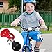 POPETPOP Bugle Horn, Clown Horn, Kids Bike Horn, Bike Bugle Horn, Classic Vintage Horn, for Bike Golf Cart Boat Rv Motorcycle Red