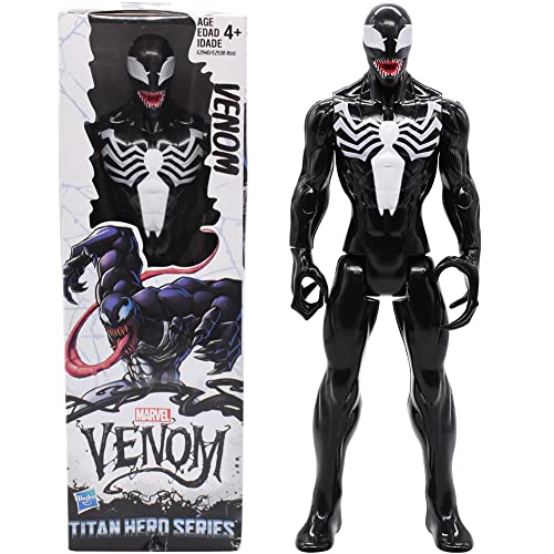 BESTZY Figura Venom, Marvel Avengers Venom Titan Hero Series, Figura de acción de Pantera Negra de...