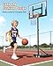 TONBUX Kids Basketball Hoop Outdoor, 3.5-7ft Stepless Adjustable Height, Portable Basketball Hoop for Kids in Backyard, Driveway and Indoor, Shatterproof PC Backboard