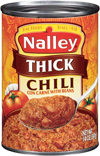NalleyÂ Thick Chili Con Carne with Beans, 14-ounce Cans (Pack of 6) by Nalley