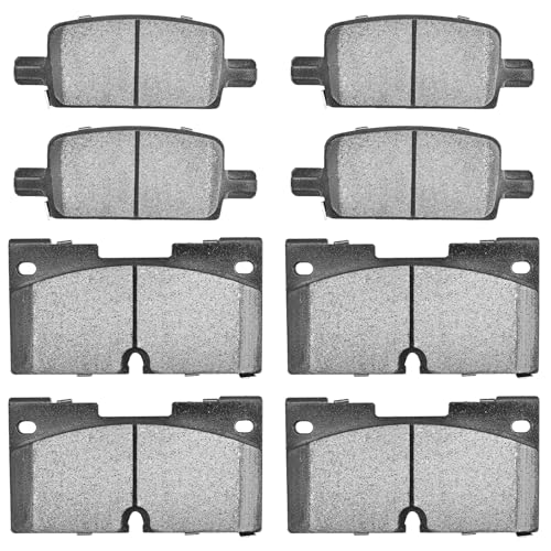 JLEO ‎Front Rear Ceramic Brake Pads D2173 D2174 for 2019-2022 Chevy Silverado...
