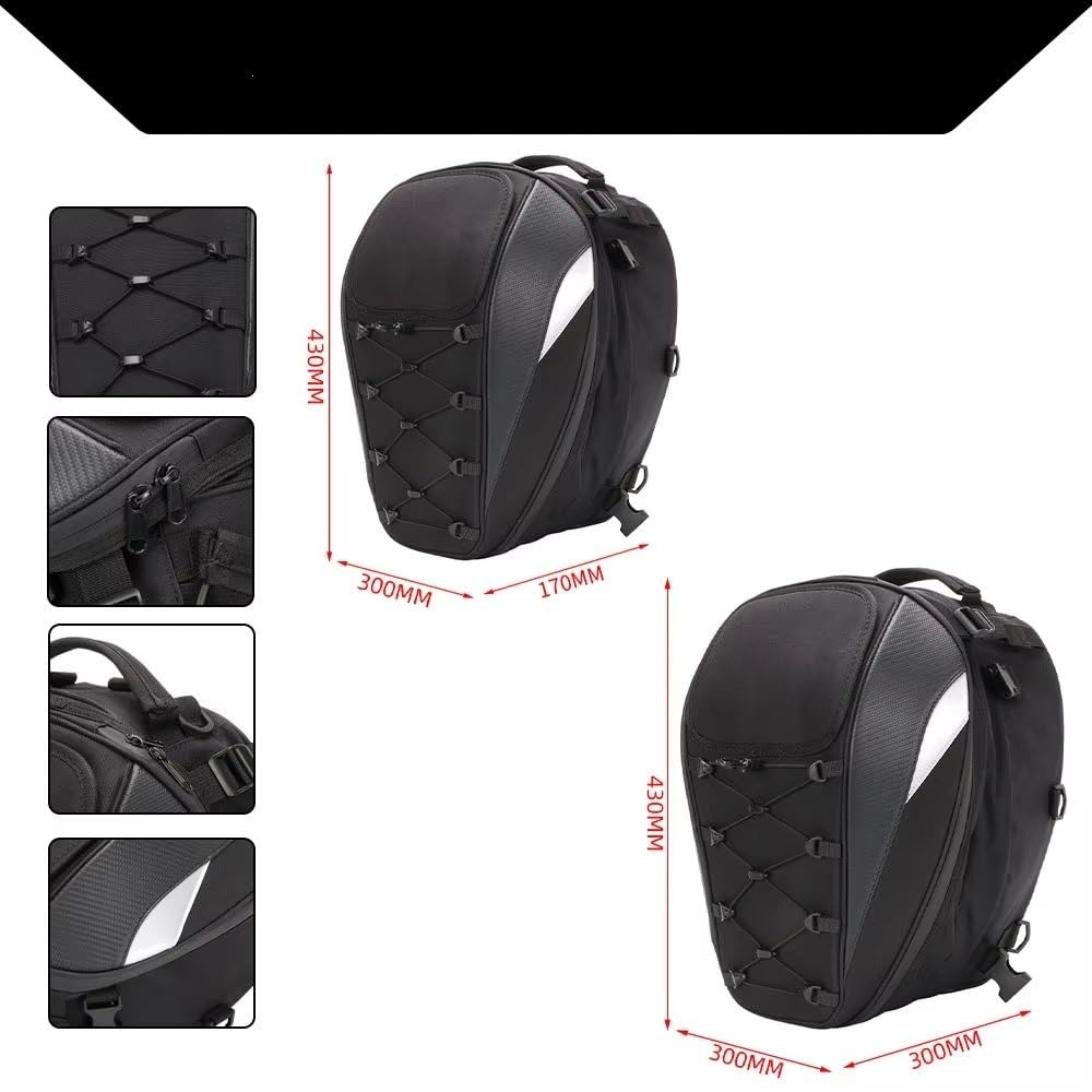 Baúl Moto Bolsa Trasera Motocicleta Case Baúl Moto